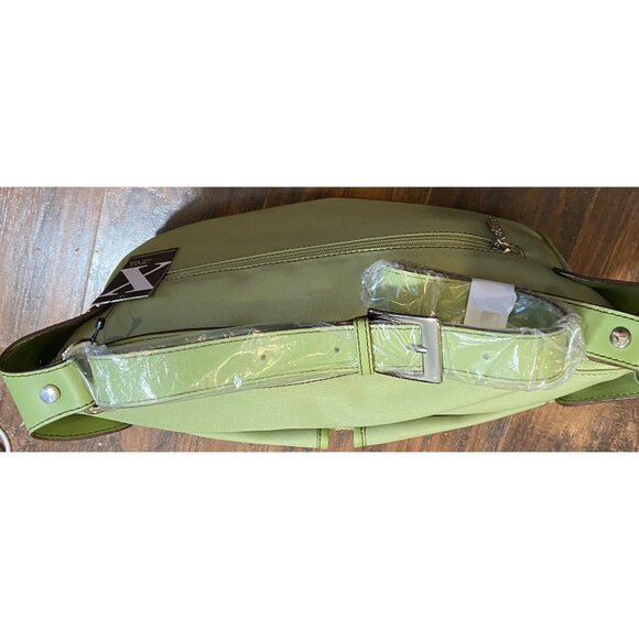 Crossbody Bag Spring Green With Adjustable Strap & Multi-Pockets Maxx New York - Picture 5 of 16